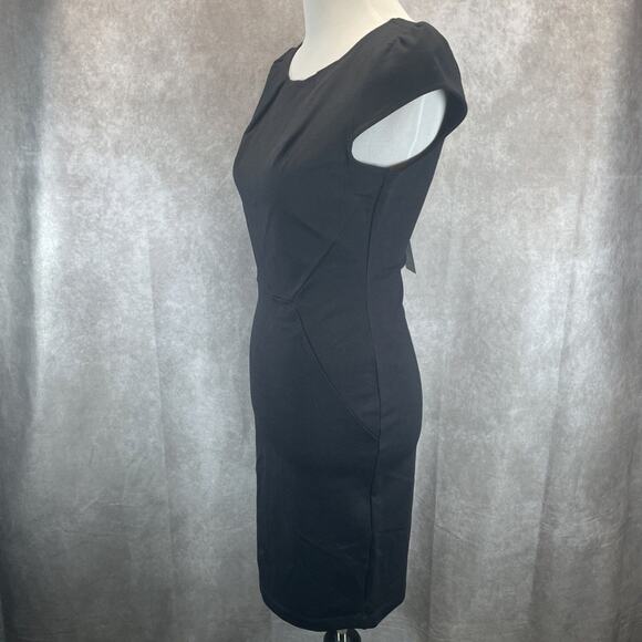 NWT Guess Women’s Size Med Jet Black Mini Pencil Dress “Mareen” - Picture 3 of 8